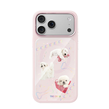 Apple iPhone 18 Pro Kılıf M-safe Şarj Özellikli 3D Baskılı Tasarım Mutural The Dog Serisi Kapak