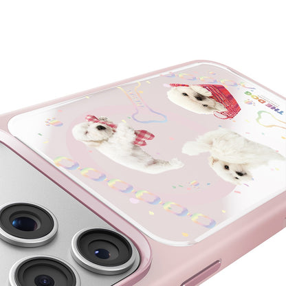 Apple iPhone 18 Pro Kılıf M-safe Şarj Özellikli 3D Baskılı Tasarım Mutural The Dog Serisi Kapak