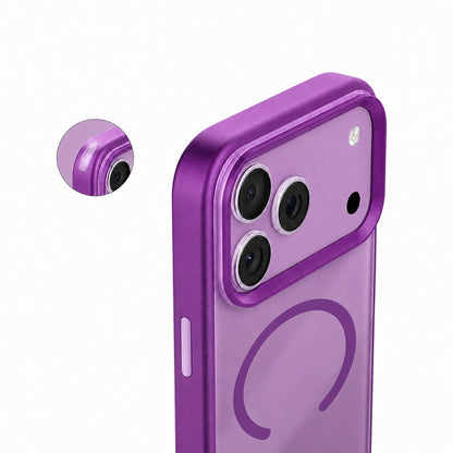 Apple iPhone 18 Pro Kılıf M-safe Şarj Özellikli Airbag Tasarımlı Mutural Mist Serisi Kapak