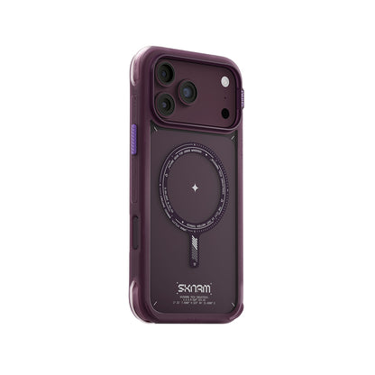 Apple iPhone 18 Pro Kılıf M-Safe Şarj Özellikli Airbag Tasarımlı Skinarma Avion Kapak