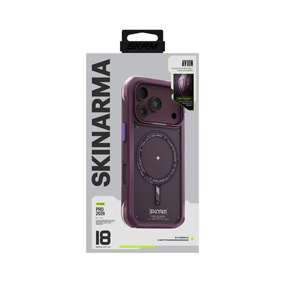 Apple iPhone 18 Pro Kılıf M-Safe Şarj Özellikli Airbag Tasarımlı Skinarma Avion Kapak