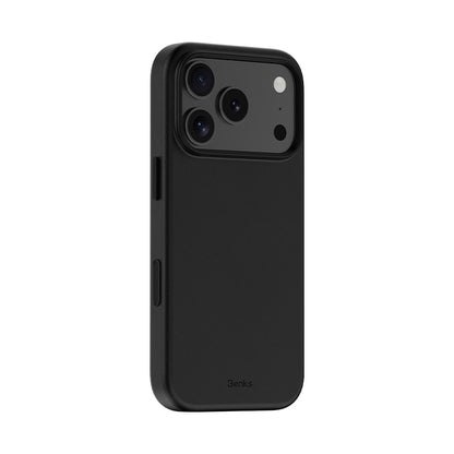 Apple iPhone 18 Pro Kılıf M-safe Şarj Özellikli Çizilmeye Dayanıklı Benks VitaPro Serisi PU Deri Kapak