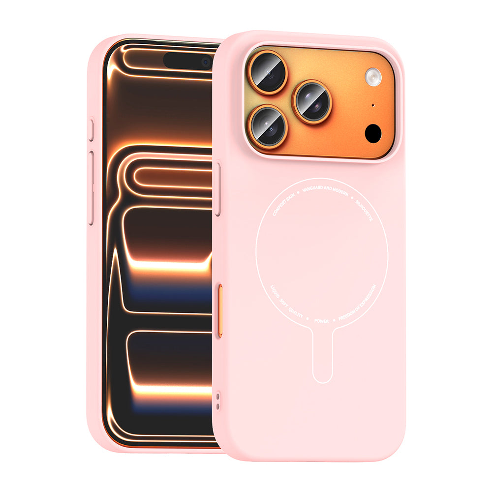 Apple iPhone 18 Pro Kılıf M-Safe Şarj Özellikli Kamera Korumalı Zore Elio Sert PC Kapak