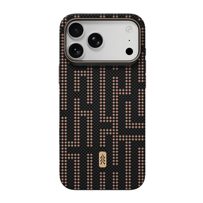 Apple iPhone 18 Pro Kılıf M-safe Şarj Özellikli Raptic Aramid Dual Ultra Grid Serisi Karbon Kapak