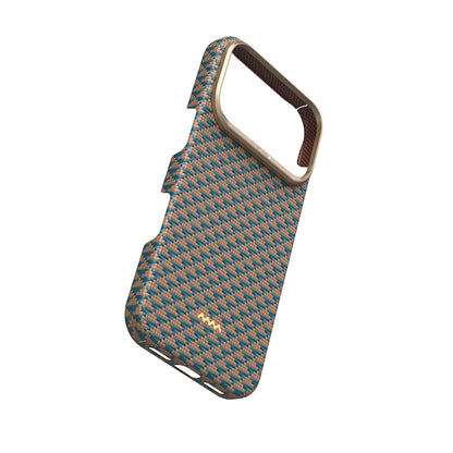 Apple iPhone 18 Pro Kılıf M-safe Şarj Özellikli Raptic Aramid Skin Origin Serisi Karbon Kapak