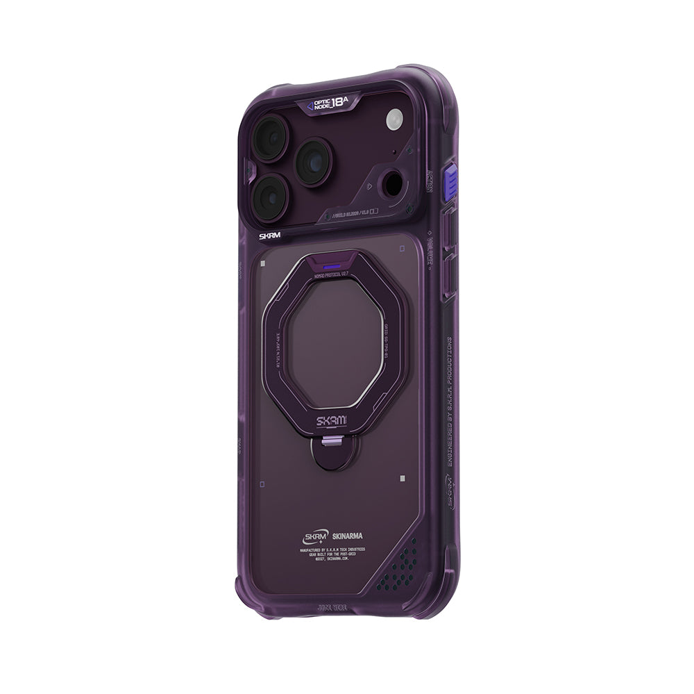 Apple iPhone 18 Pro Kılıf M-safe Şarj Özellikli Standlı Skinarma Saturn Kapak
