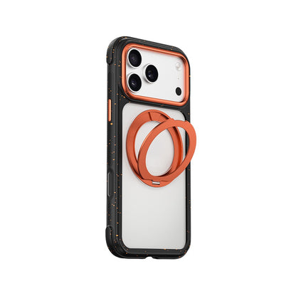Apple iPhone 18 Pro Kılıf M-safe Şarj Özellikli Wiwu AA-203 AeroArmor Ultra Serisi Airbag Tasarımlı Standlı Kapak