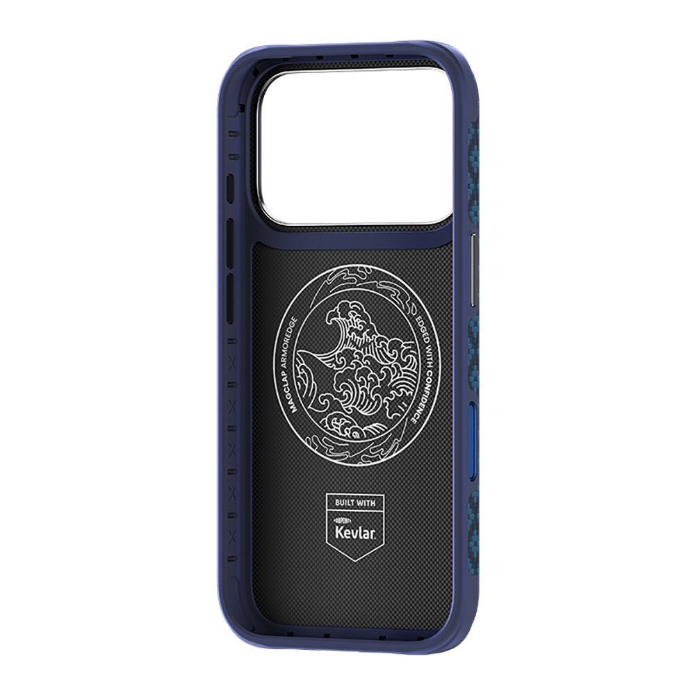 Apple iPhone 18 Pro Kılıf M-Safe Şarj Özellikli Yükseltilmiş Kamera Çerçeveli Benks ArmorGrid ArmorEdge X9 Serisi Kevlar Karbon Kapak