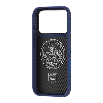 Apple iPhone 18 Pro Kılıf M-Safe Şarj Özellikli Yükseltilmiş Kamera Çerçeveli Benks ArmorGrid ArmorEdge X9 Serisi Kevlar Karbon Kapak