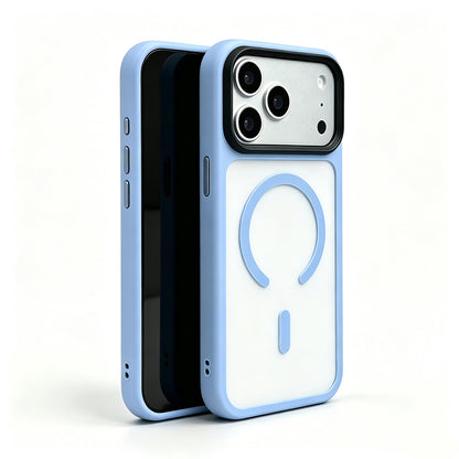 Apple iPhone 18 Pro Kılıf Mat Arka Yüzey Wireless Şarj Özellikli Zore Flet M-safe Kapak