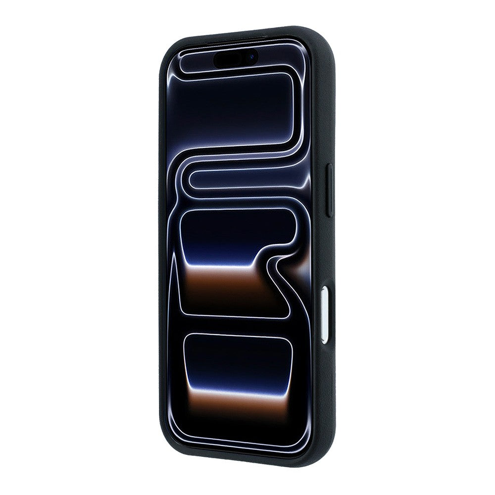 Apple iPhone 18 Pro Kılıf Mercedes Benz Orjinal Lisanslı M-safe Şarj Özellikli 360 Derece Dönebilen Standlı Metal Logolu PU Kapak