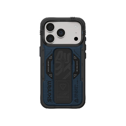 Apple iPhone 18 Pro Kılıf SkinArma M-safe Şarj Özellikli Airbag Tasarımlı Standlı Phantom Kapak