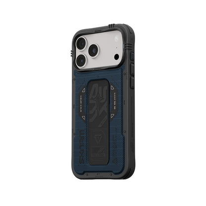 Apple iPhone 18 Pro Kılıf SkinArma M-safe Şarj Özellikli Airbag Tasarımlı Standlı Phantom Kapak