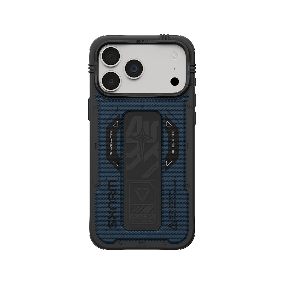 Apple iPhone 18 Pro Kılıf SkinArma M-safe Şarj Özellikli Airbag Tasarımlı Standlı Phantom Kapak