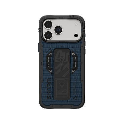 Apple iPhone 18 Pro Kılıf SkinArma M-safe Şarj Özellikli Airbag Tasarımlı Standlı Phantom Kapak