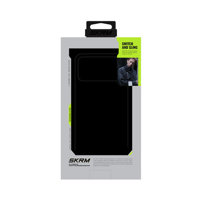 Apple iPhone 18 Pro Kılıf SkinArma M-safe Şarj Özellikli Airbag Tasarımlı Standlı Phantom Kapak