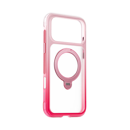 Apple iPhone 18 Pro Kılıf Wiwu AS-204 AeroShield Aurora Ultra Serisi M-safe Şarj Özellikli Airbag Tasarımlı Standlı Kapak