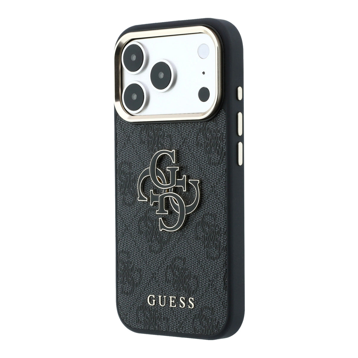 Apple iPhone 18 Pro Max Kılıf Guess Orjinal Lisanslı 4G Büyük Resin Logolu PU Kapak