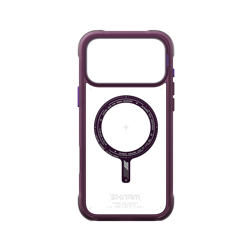 Apple iPhone 18 Pro Max Kılıf M-Safe Şarj Özellikli Airbag Tasarımlı Skinarma Avion Kapak