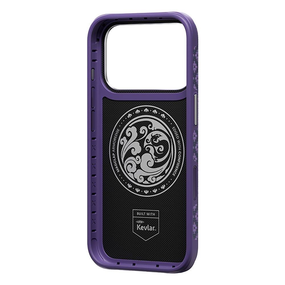 Apple iPhone 18 Pro Max Kılıf M-Safe Şarj Özellikli Benks ArmorPro ArmorEdge X9 Serisi Kevlar Karbon Kapak