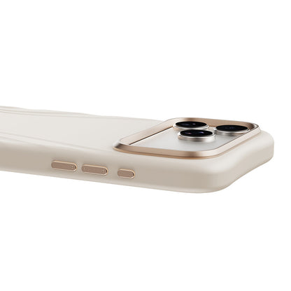 Apple iPhone 18 Pro Max Kılıf M-Safe Şarj Özellikli Çizgili Logolu Udemos Freedom Serisi Kapak