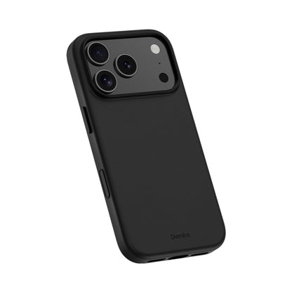 Apple iPhone 18 Pro Max Kılıf M-safe Şarj Özellikli Çizilmeye Dayanıklı Benks VitaPro Serisi PU Deri Kapak