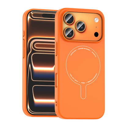 Apple iPhone 18 Pro Max Kılıf M-Safe Şarj Özellikli Kamera Korumalı Zore Elio Sert PC Kapak