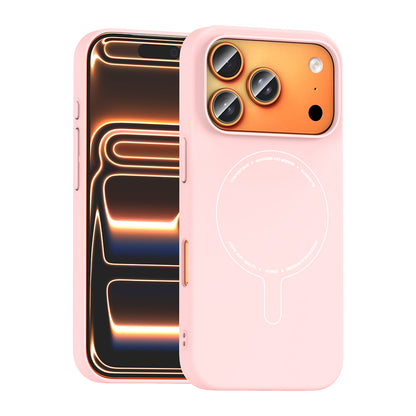 Apple iPhone 18 Pro Max Kılıf M-Safe Şarj Özellikli Kamera Korumalı Zore Elio Sert PC Kapak