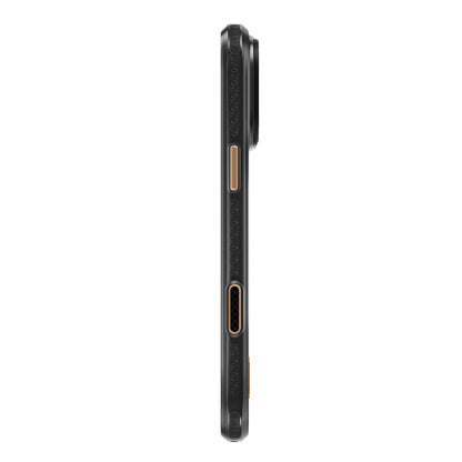Apple iPhone 18 Pro Max Kılıf M-safe Şarj Özellikli Metal Kamera Çerçeveli Raptic Aramid Dual Karbon Fiber Mondrian Serisi Kapak
