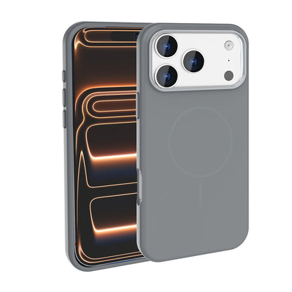 Apple iPhone 18 Pro Max Kılıf M-Safe Şarj Özellikli Metal Kamera Çerçeveli Zore Edi Silikon Kapak