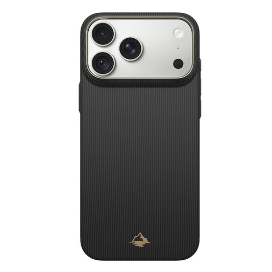 Apple iPhone 18 Pro Max Kılıf M-safe Şarj Özellikli Raptic Aramid Skin Reynis Serisi Karbon Kapak