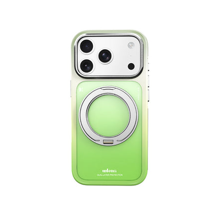Apple iPhone 18 Pro Max Kılıf M-safe Şarj Özellikli Sert PC Wlons Arvox Standlı Kapak