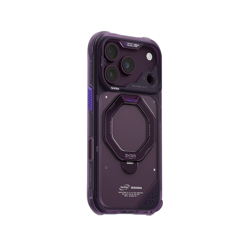 Apple iPhone 18 Pro Max Kılıf M-safe Şarj Özellikli Standlı Skinarma Saturn Kapak