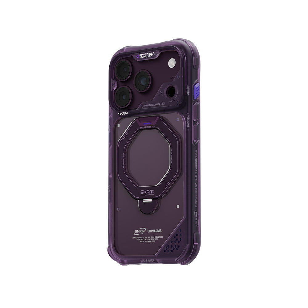 Apple iPhone 18 Pro Max Kılıf M-safe Şarj Özellikli Standlı Skinarma Saturn Kapak