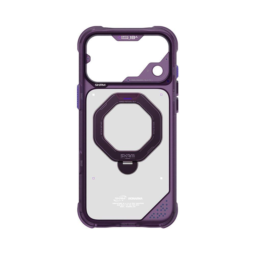 Apple iPhone 18 Pro Max Kılıf M-safe Şarj Özellikli Standlı Skinarma Saturn Kapak