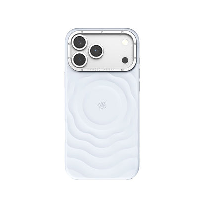 Apple iPhone 18 Pro Max Kılıf M-safe Şarj Özellikli Wiwu Magic Merry Blossom Drift Serisi Kapak