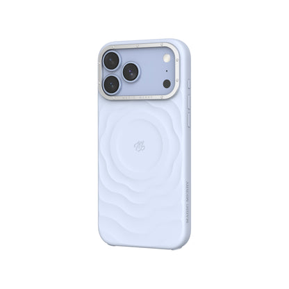 Apple iPhone 18 Pro Max Kılıf M-safe Şarj Özellikli Wiwu Magic Merry Blossom Drift Serisi Kapak