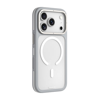 Apple iPhone 18 Pro Max Kılıf M-safe Şarj Özellikli Youngkit Rock Sand Serisi Kapak