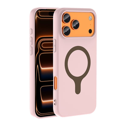 Apple iPhone 18 Pro Max Kılıf M-Safe Şarj Özellikli Zore Aris Silikon Kapak