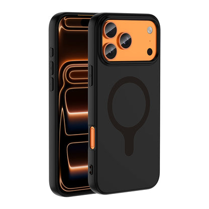 Apple iPhone 18 Pro Max Kılıf M-Safe Şarj Özellikli Zore Aris Silikon Kapak