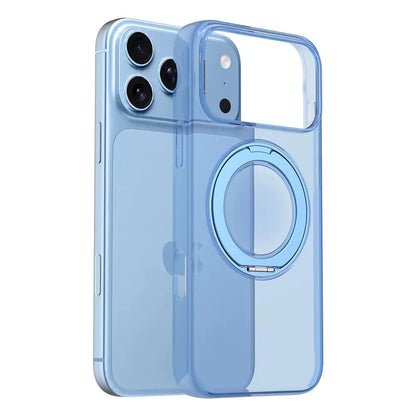 Apple iPhone 18 Pro Max Kılıf M-Safe Şarj Özellikli Zore Luzer 360 Standlı Kapak