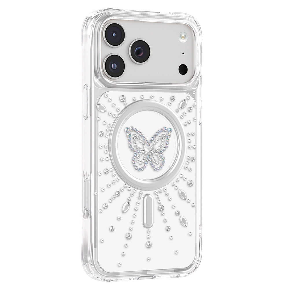 Apple iPhone 18 Pro Max Kılıf M-Safe Şarj Özellikli Zore Paris Mova Sert PC Kapak