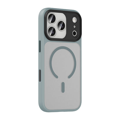 Apple iPhone 18 Pro Max Kılıf Mat Arka Yüzey Wireless Şarj Özellikli Zore Flet M-safe Kapak