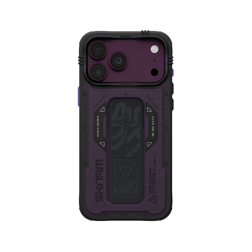 Apple iPhone 18 Pro Max Kılıf SkinArma M-safe Şarj Özellikli Airbag Tasarımlı Standlı Phantom Kapak