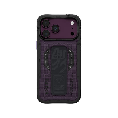 Apple iPhone 18 Pro Max Kılıf SkinArma M-safe Şarj Özellikli Airbag Tasarımlı Standlı Phantom Kapak