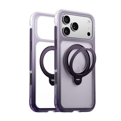 Apple iPhone 18 Pro Max Kılıf Wiwu AS-204 AeroShield Aurora Ultra Serisi M-safe Şarj Özellikli Airbag Tasarımlı Standlı Kapak