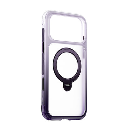 Apple iPhone 18 Pro Max Kılıf Wiwu AS-204 AeroShield Aurora Ultra Serisi M-safe Şarj Özellikli Airbag Tasarımlı Standlı Kapak