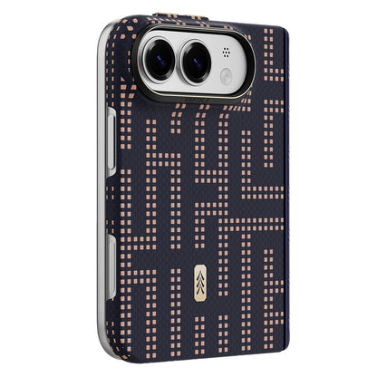Apple iPhone Duo (Fold) Kılıf M-safe Şarj Özellikli Raptic Aramid SkinPro Grid Serisi Karbon Kapak