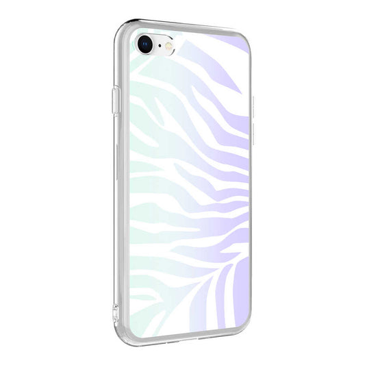Apple iPhone SE 2020 Kılıf Zore M-Blue Desenli Kapak