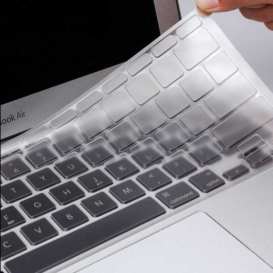 Apple Macbook 15.4' Pro A1286 Retina Zore Klavye Koruyucu Şeffaf Silikon Ped